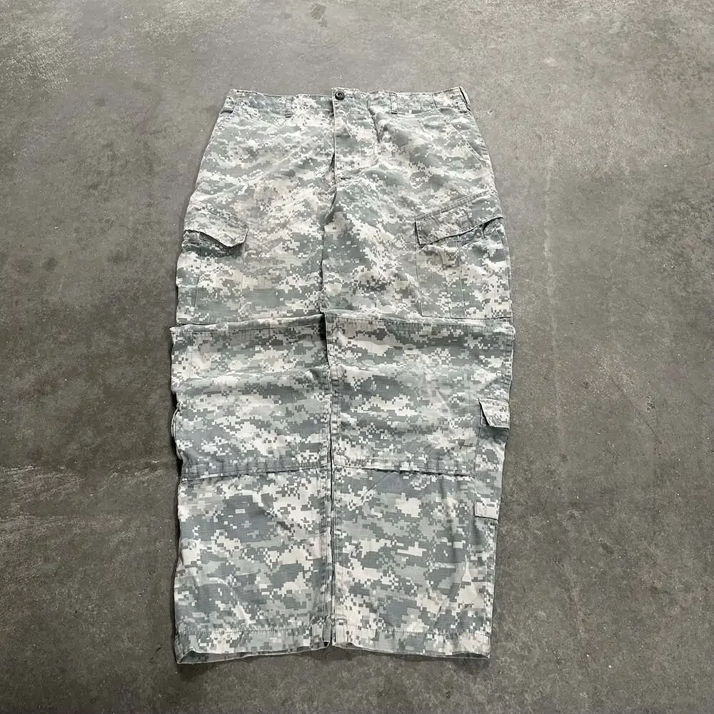 2000s U.S. Army ACU Camo Baggy Cargo Pants Military Trousers